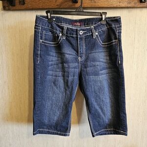 Royalty Indigo Denim Shorts